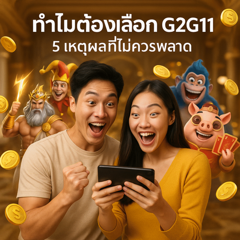 ทำไมต้องเลือก G2G11 5 เหตุผลที่ไม่ควรพลาด