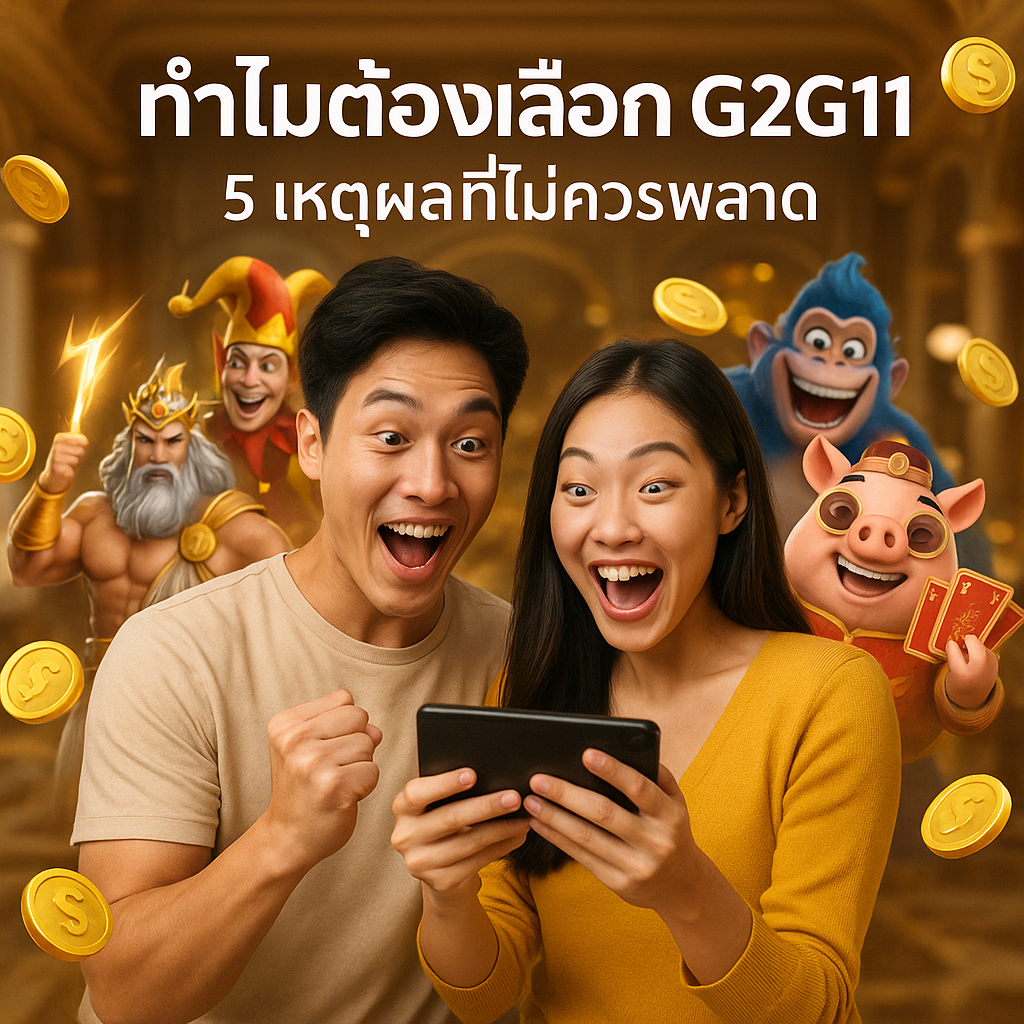 ทำไมต้องเลือก G2G11 5 เหตุผลที่ไม่ควรพลาด