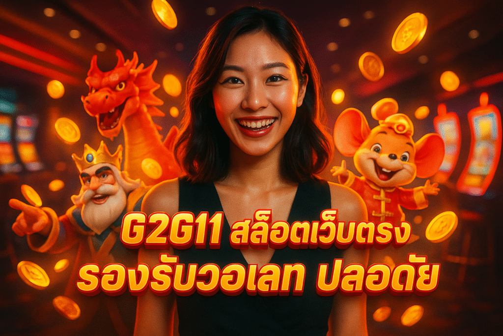 G2G11 สล็อตเว็บตรง รองรับวอเลท ปลอดภัย