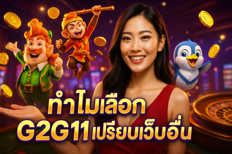 ทำไมเลือก G2G11 เปรียบเว็บอื่น