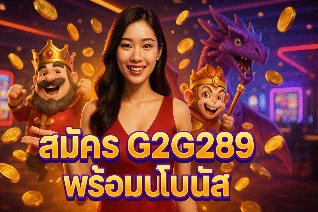 สมัคร G2G289 พร้อมโบนัส